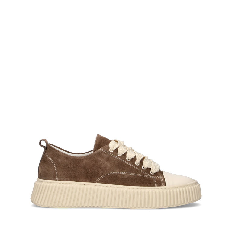 OTTANT8,6 Sneaker uomo taupe in suede