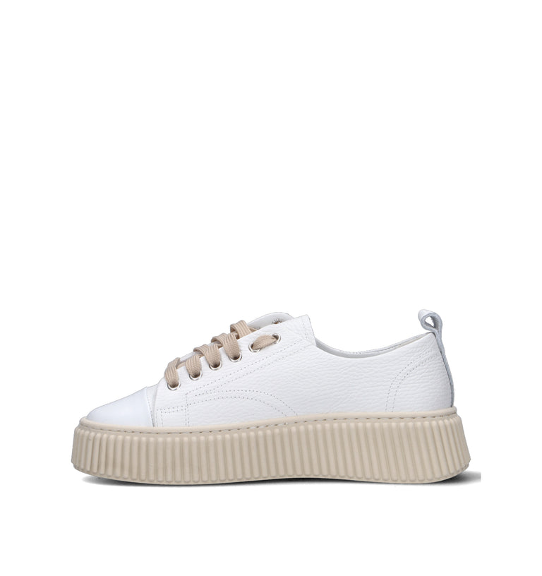 OTTANT8,6 Sneaker donna bianca in pelle
