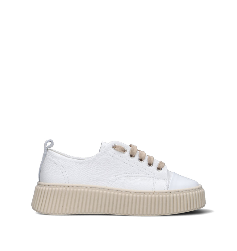 OTTANT8,6 Sneaker donna bianca in pelle