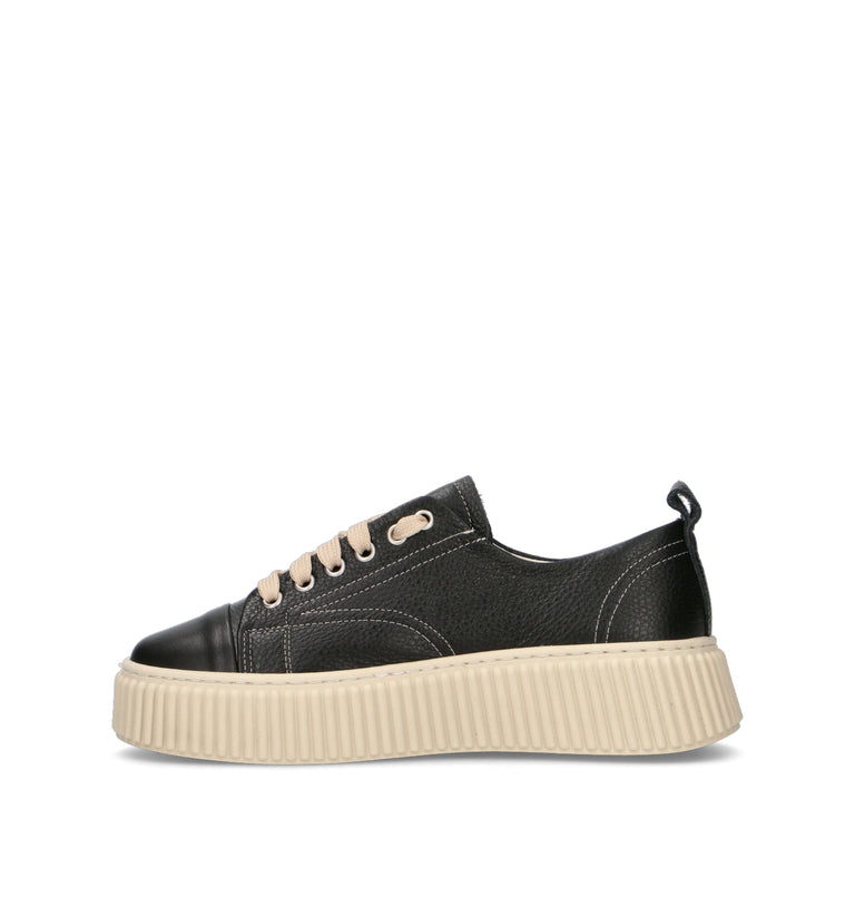 OTTANT8,6 Sneaker donna nera in pelle