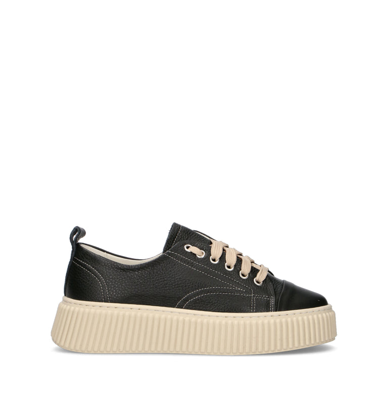 OTTANT8,6 Sneaker donna nera in pelle