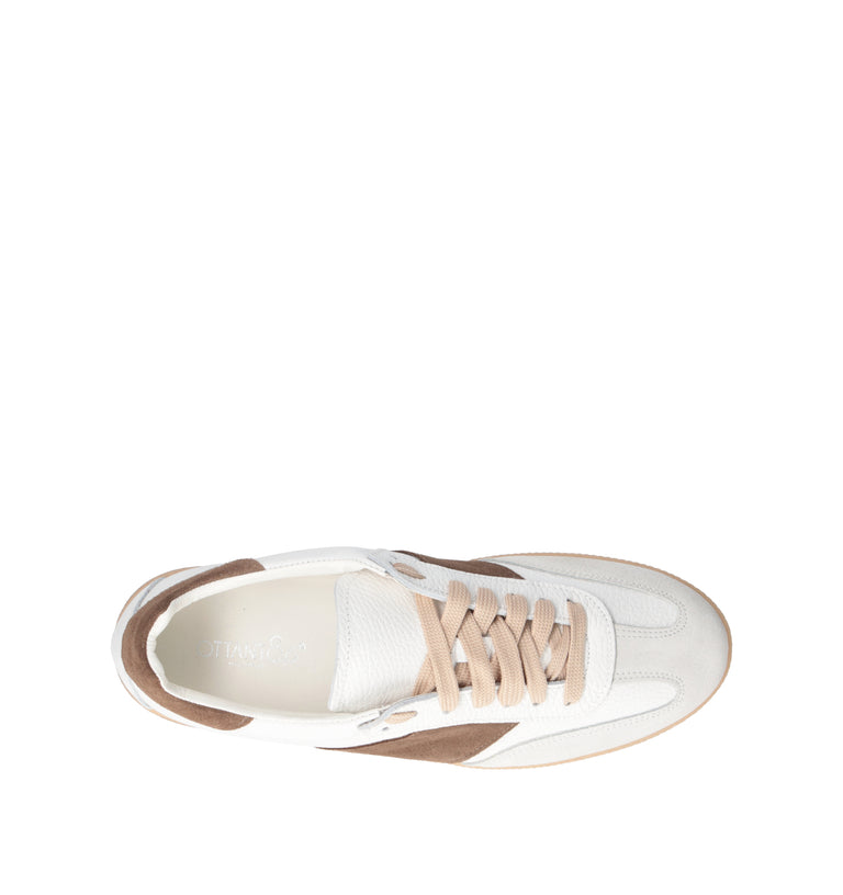 OTTANT8,6 Sneaker uomo bianca/marrone