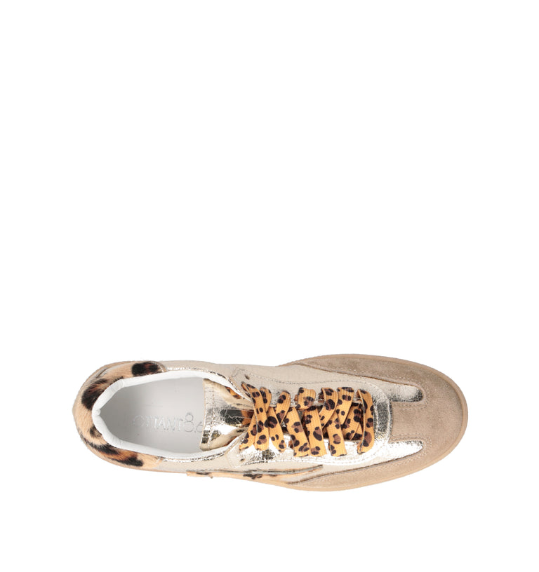 OTTANT8,6 Sneaker donna platino in pelle