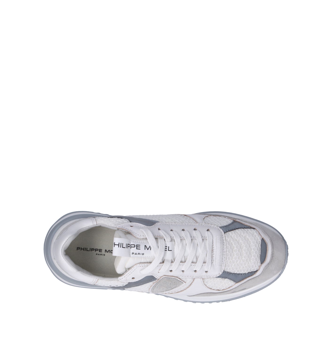 PHILIPPE MODEL Sneaker uomo bianca/grigia