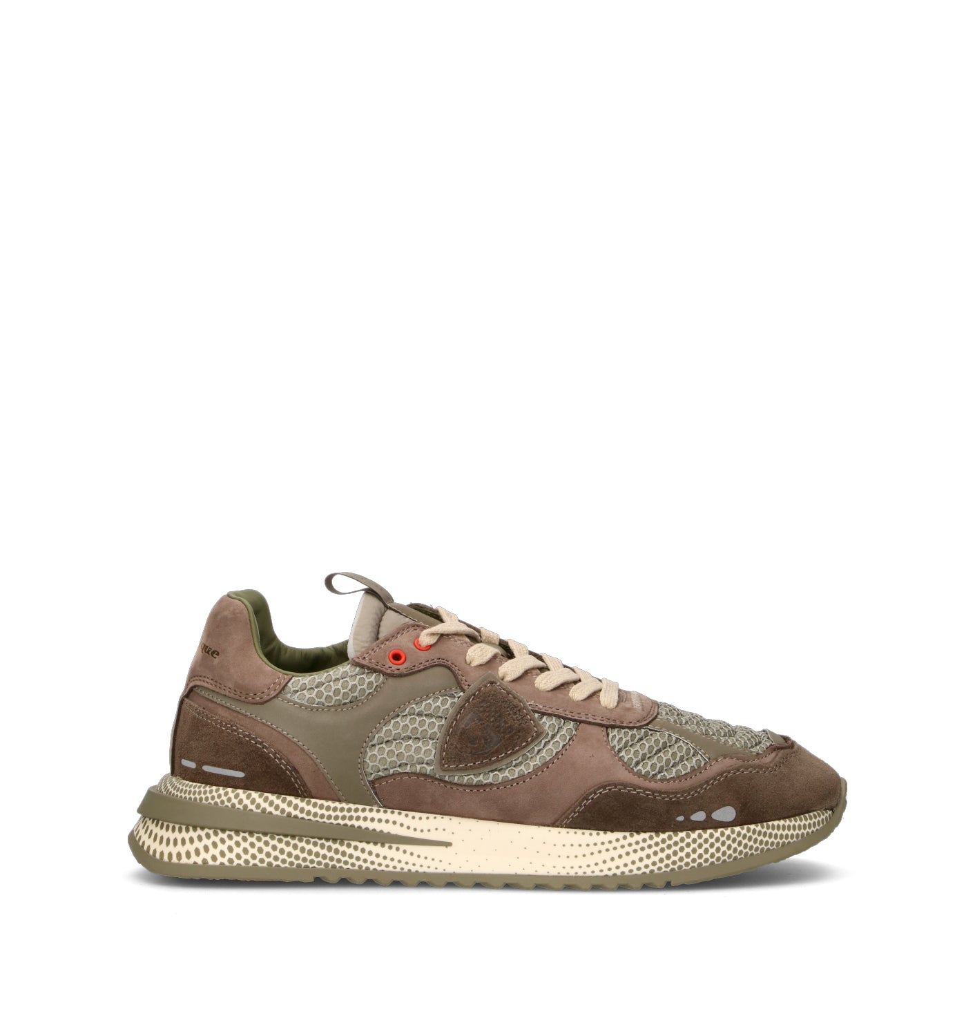 PHILIPPE MODEL Sneaker uomo militare in pelle