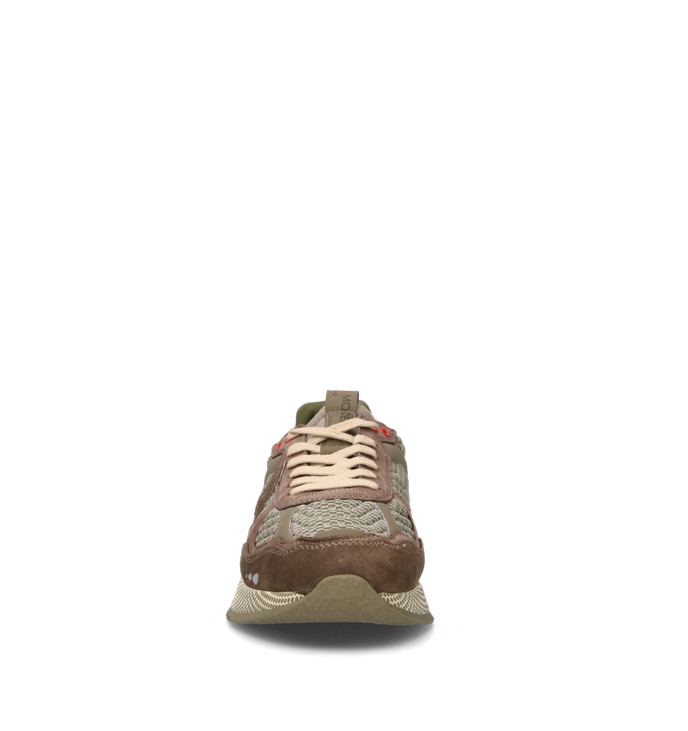 PHILIPPE MODEL Sneaker uomo militare in pelle