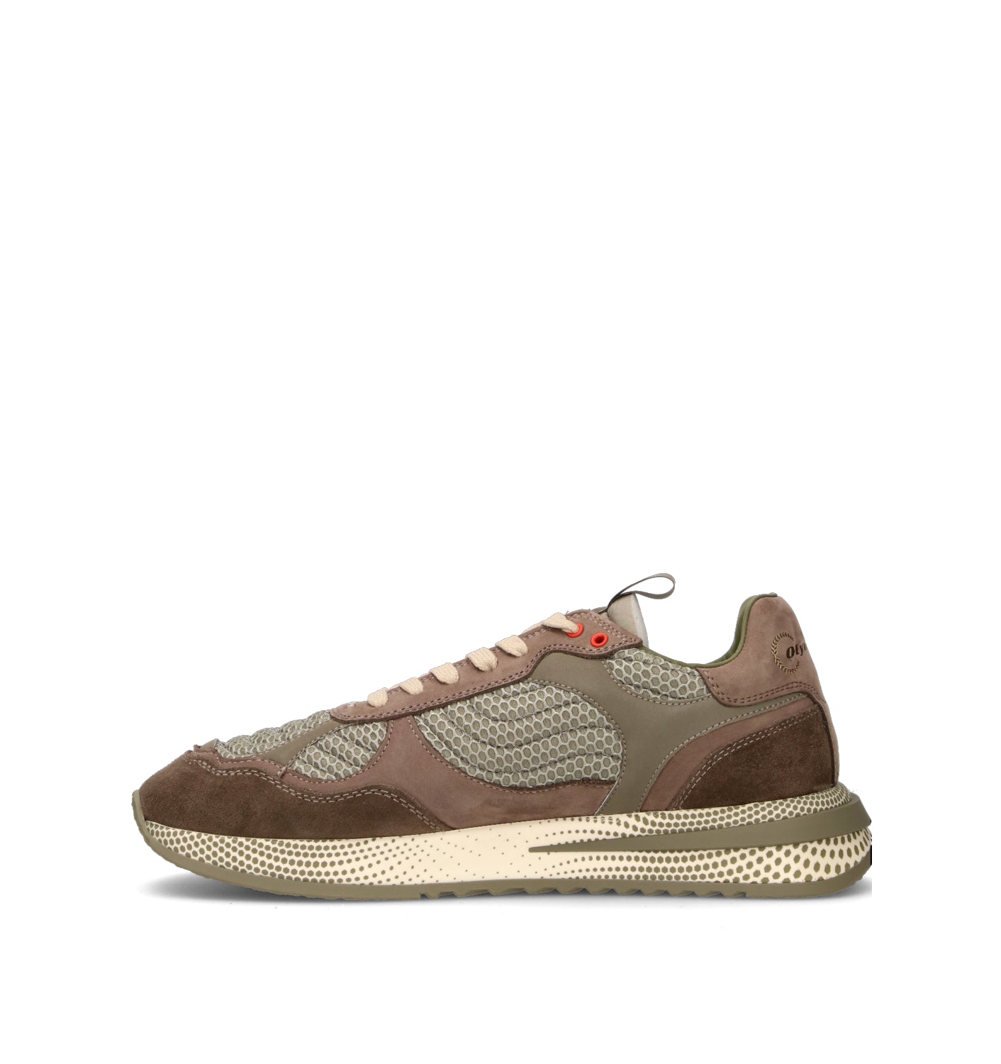 PHILIPPE MODEL Sneaker uomo militare in pelle