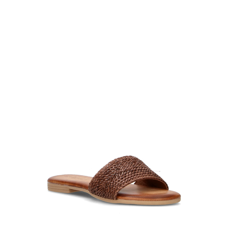 PERLAMARINA Ciabatta donna marrone