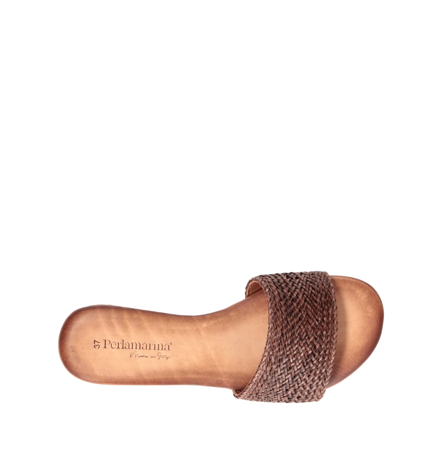 PERLAMARINA Ciabatta donna marrone