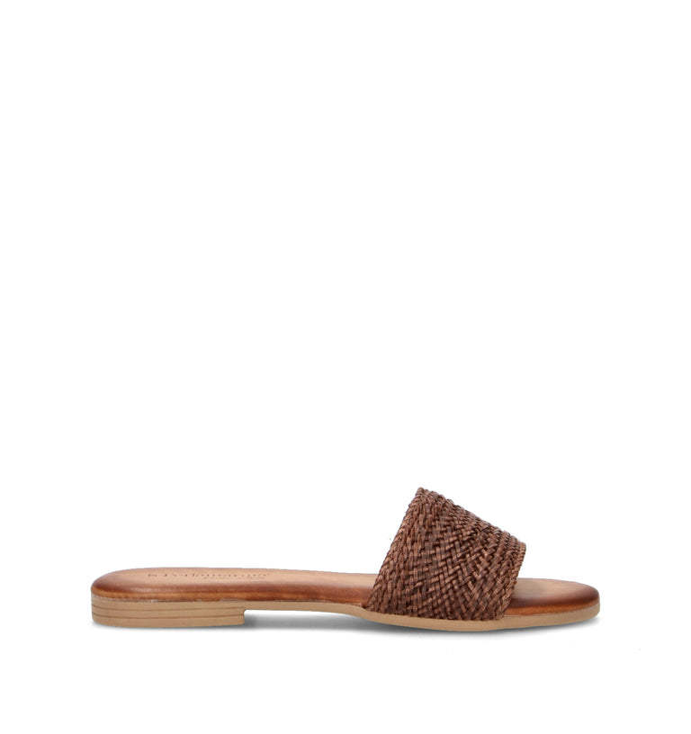 PERLAMARINA Ciabatta donna marrone