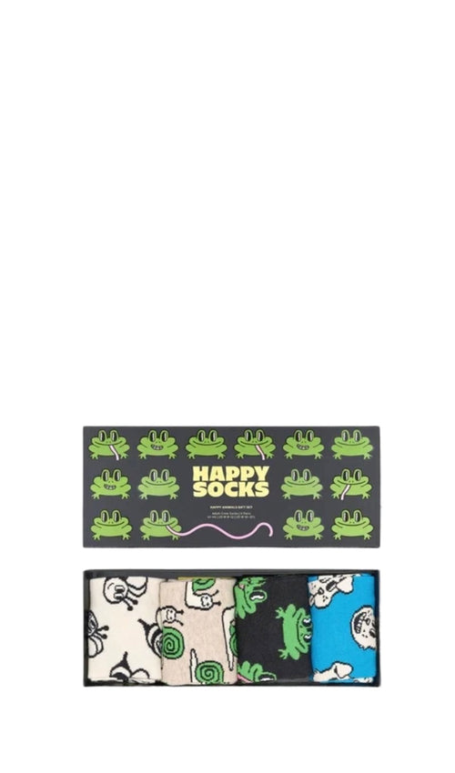 HAPPY SOCKS - Set calze regalo x 4