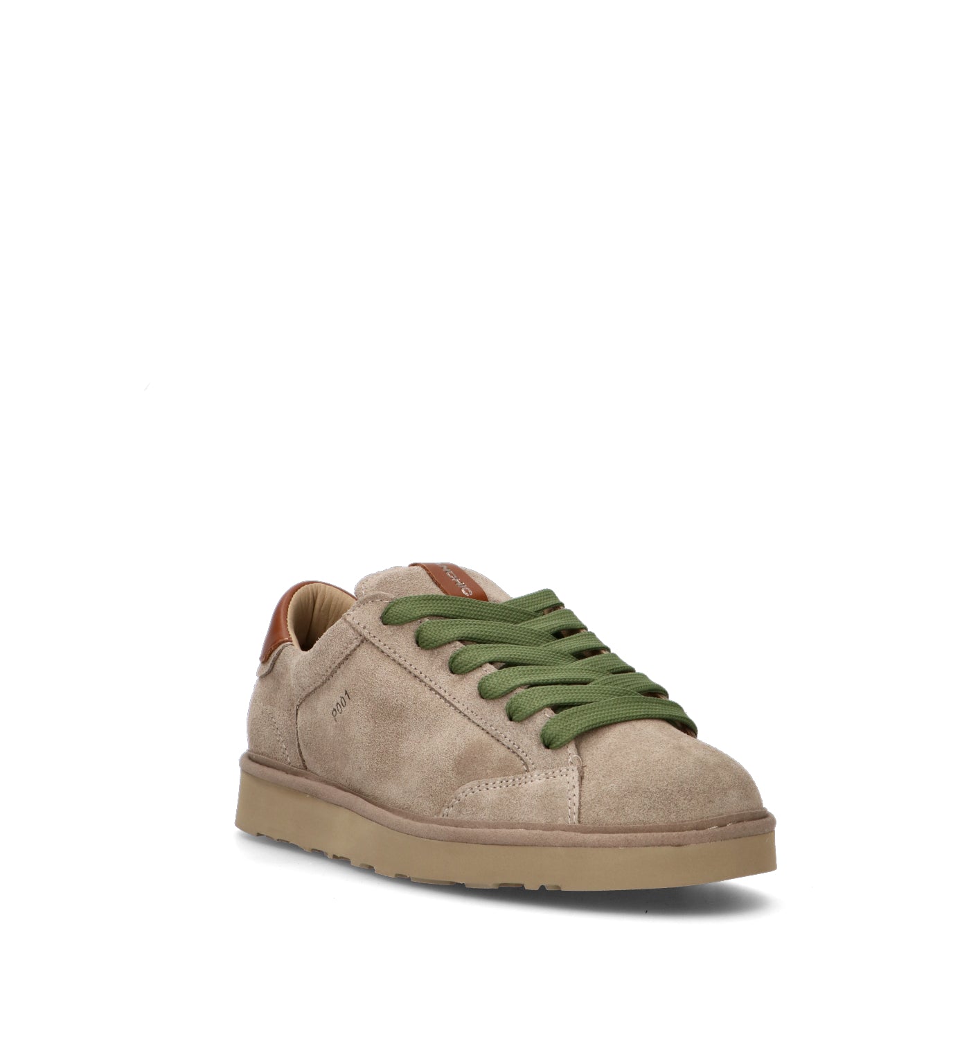PANCHIC Sneaker uomo taupe in suede