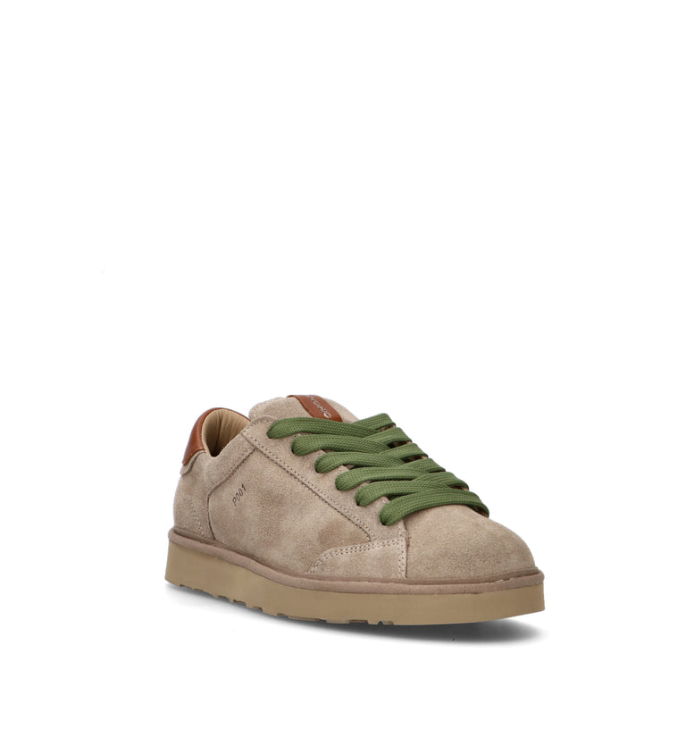 PANCHIC Sneaker uomo taupe in suede