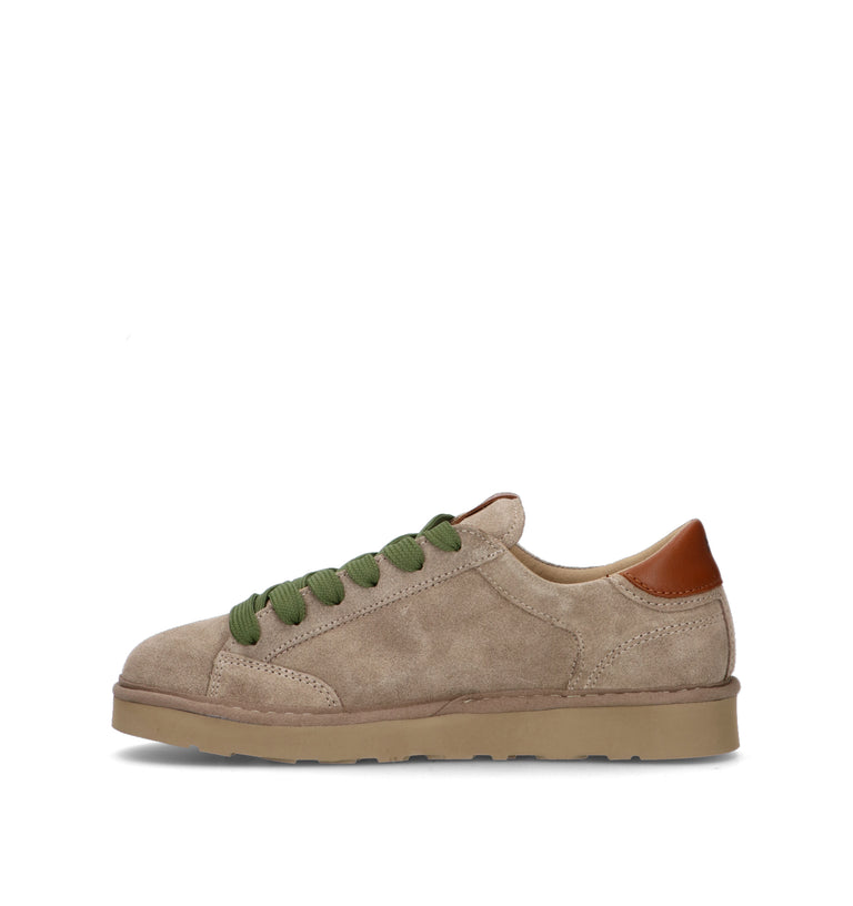 PANCHIC Sneaker uomo taupe in suede