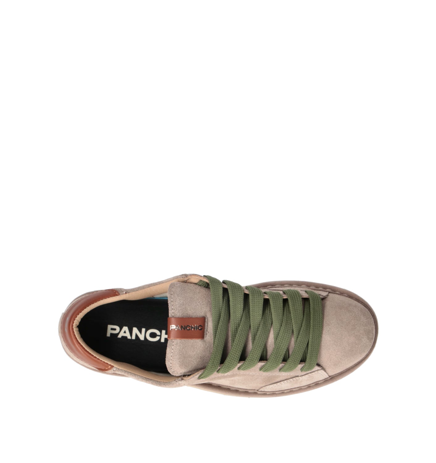 PANCHIC Sneaker uomo taupe in suede