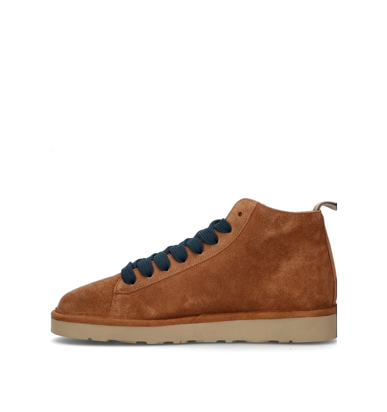 PANCHIC Sneaker uomo cognac in suede