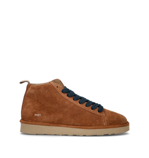 PANCHIC Sneaker uomo cognac in suede