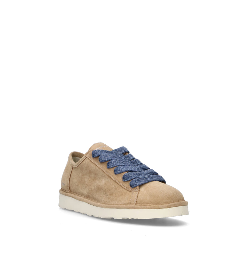 PANCHIC Sneaker uomo beige in suede