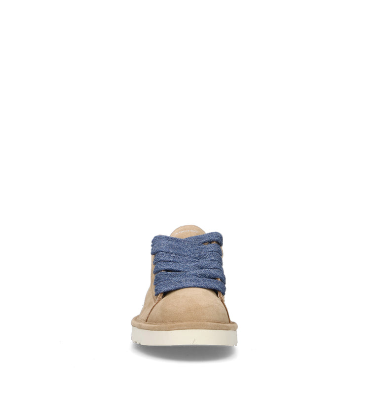 PANCHIC Sneaker uomo beige in suede