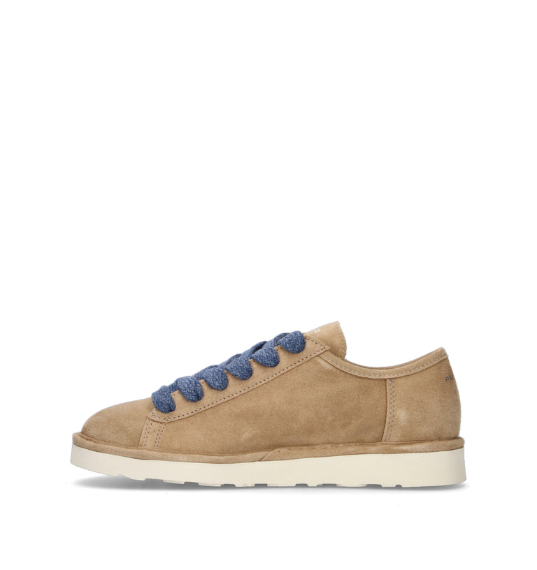 PANCHIC Sneaker uomo beige in suede