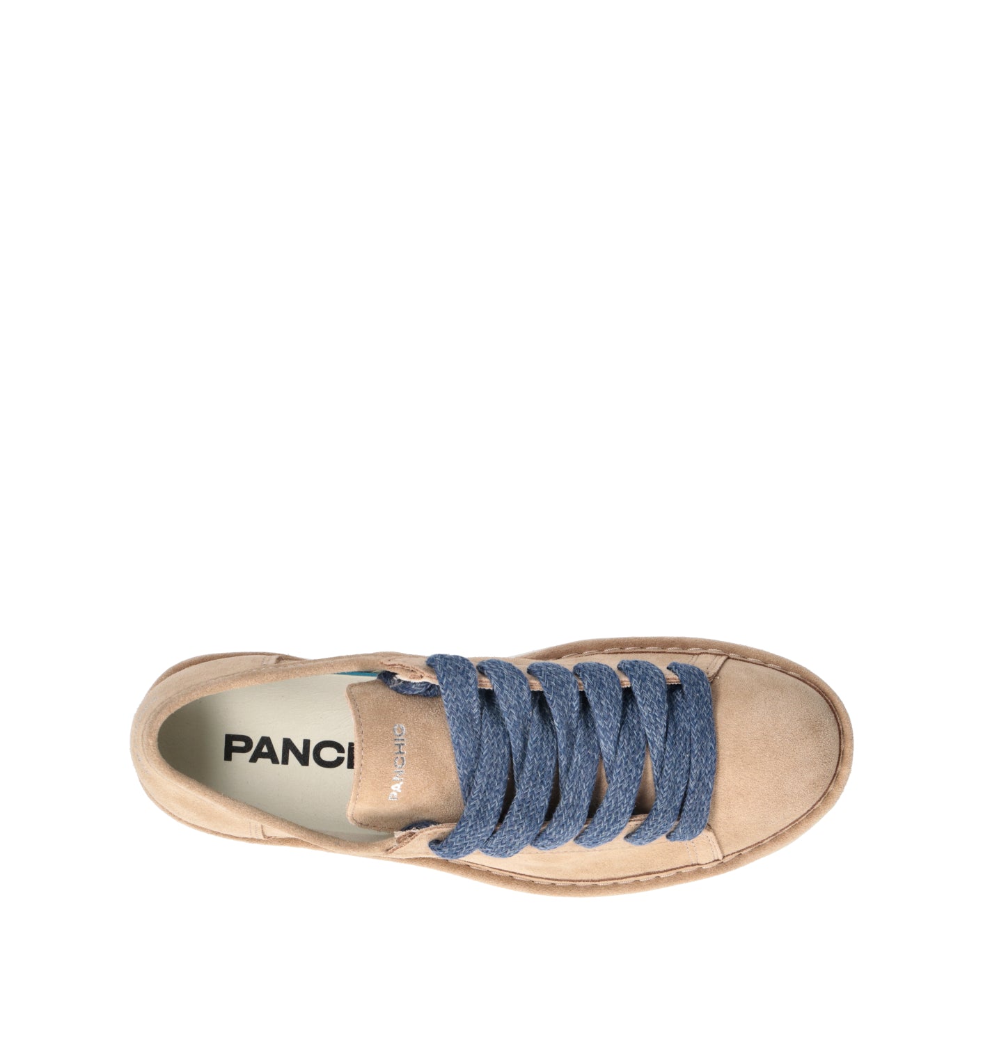 PANCHIC Sneaker uomo beige in suede