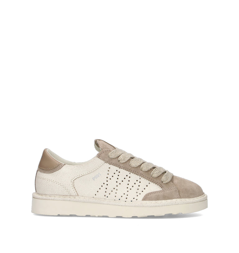 PANCHIC Sneaker uomo bianca/beige in pelle
