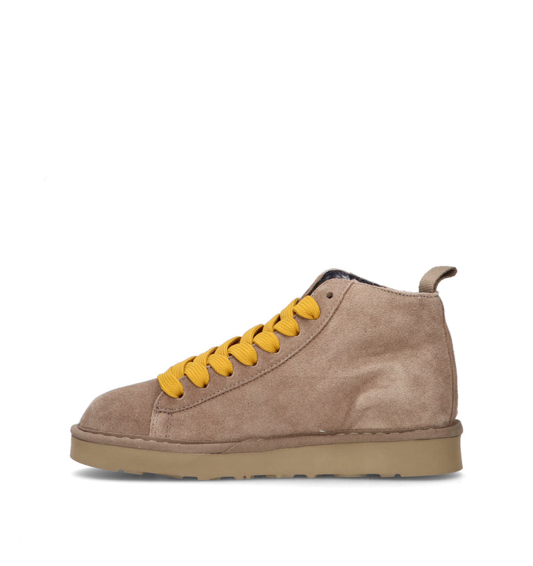 PANCHIC Sneaker donna taupe in suede