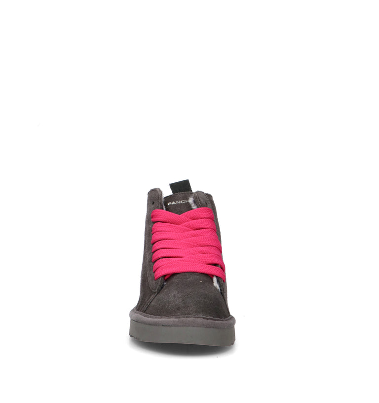 PANCHIC Sneaker donna grigia in suede