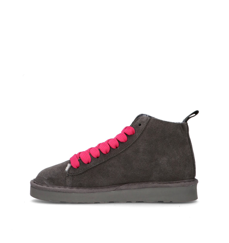 PANCHIC Sneaker donna grigia in suede