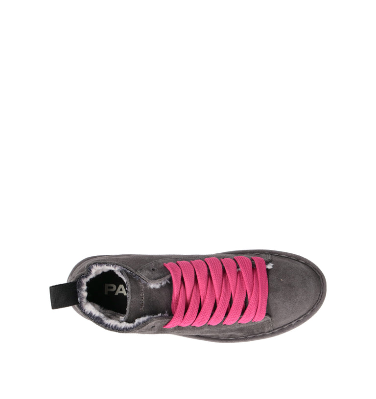 PANCHIC Sneaker donna grigia in suede
