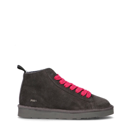 PANCHIC Sneaker donna grigia in suede