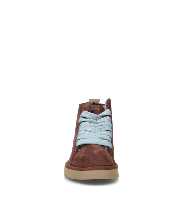 PANCHIC Sneaker donna marrone in suede