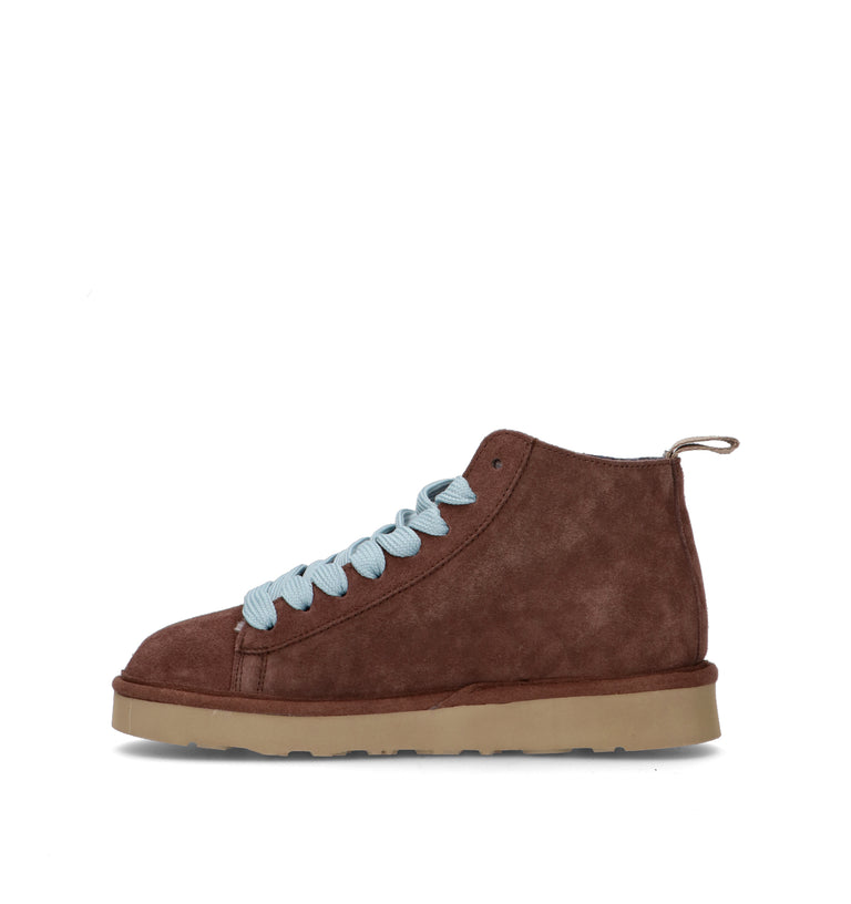 PANCHIC Sneaker donna marrone in suede