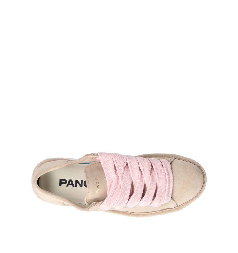 PANCHIC Sneaker donna beige in suede