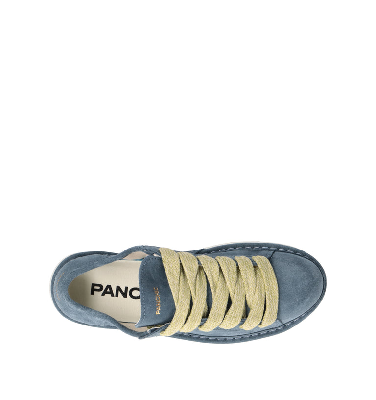 PANCHIC Sneaker donna blu in suede