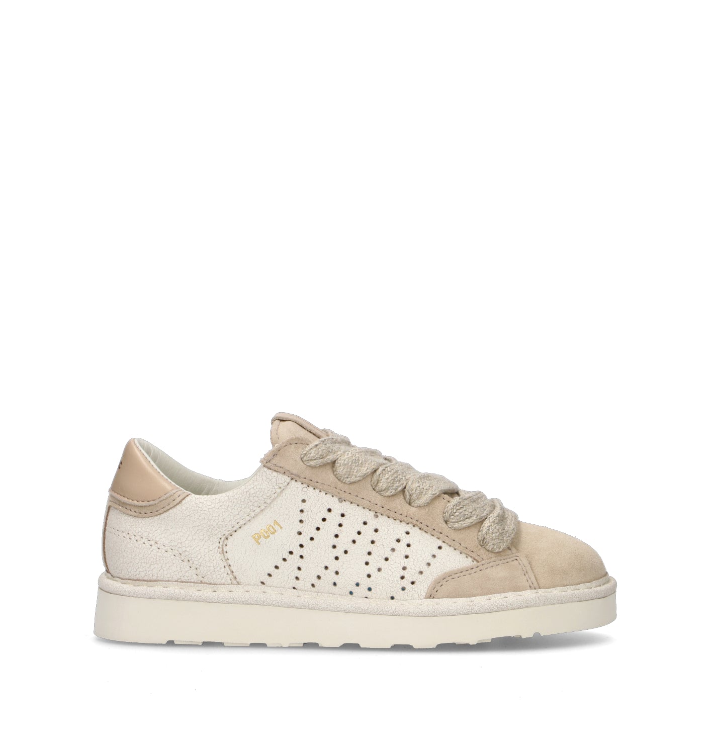 PANCHIC Sneaker donna bianca/beige in pelle