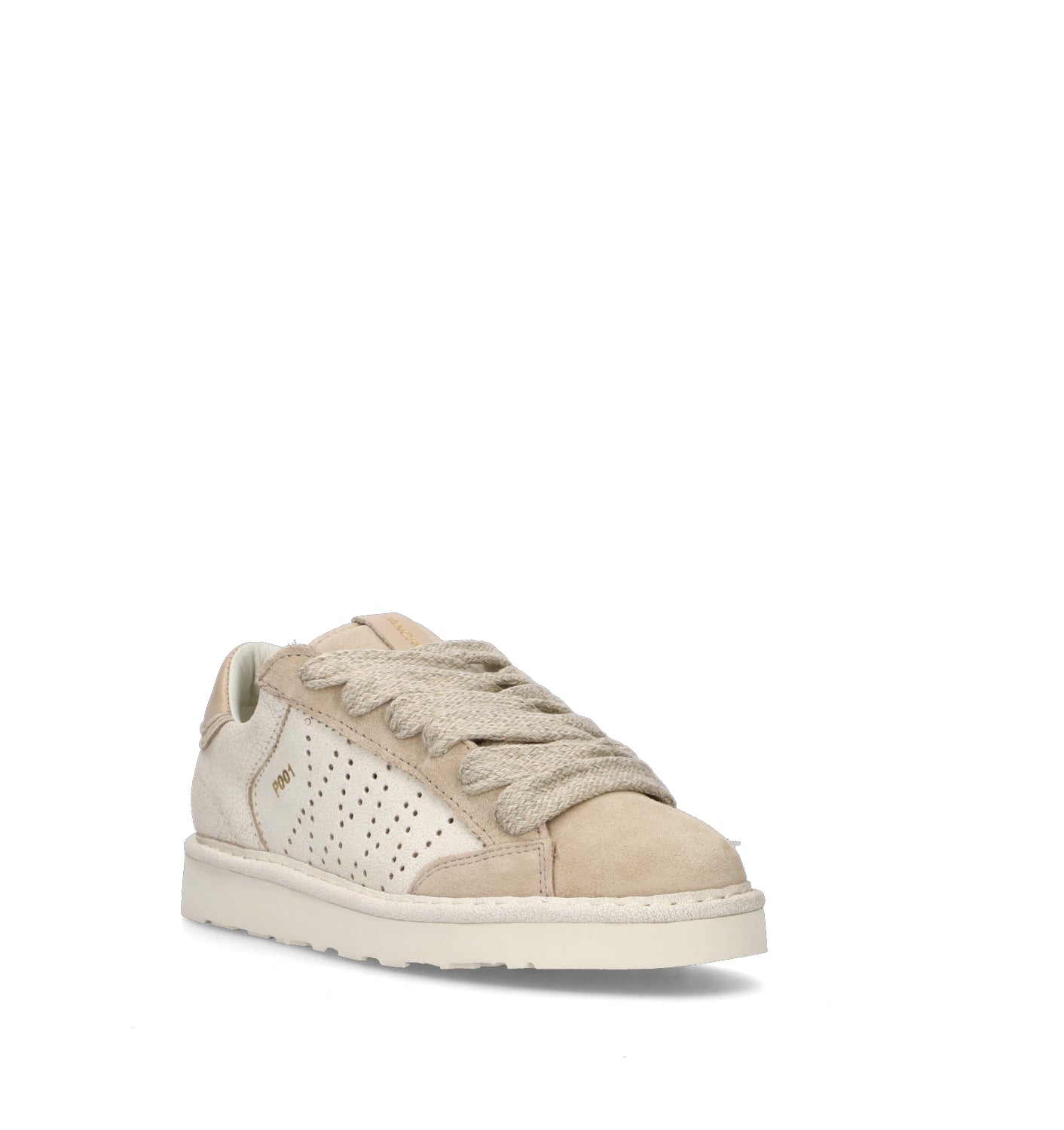 PANCHIC Sneaker donna bianca/beige in pelle