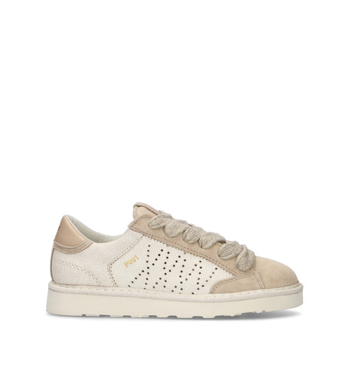 PANCHIC Sneaker donna bianca/beige in pelle
