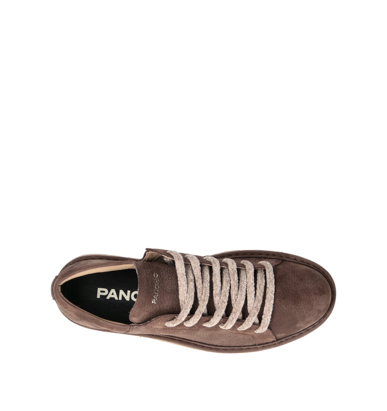 PANCHIC Sneaker uomo marrone in nabuk