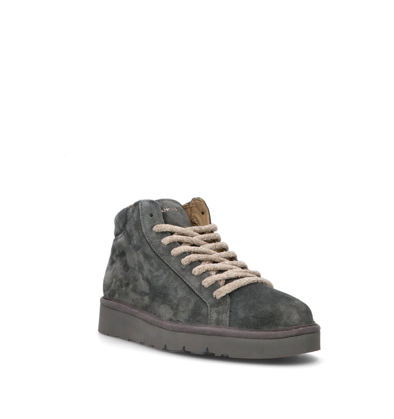 PANCHIC Polacco uomo grigia in suede