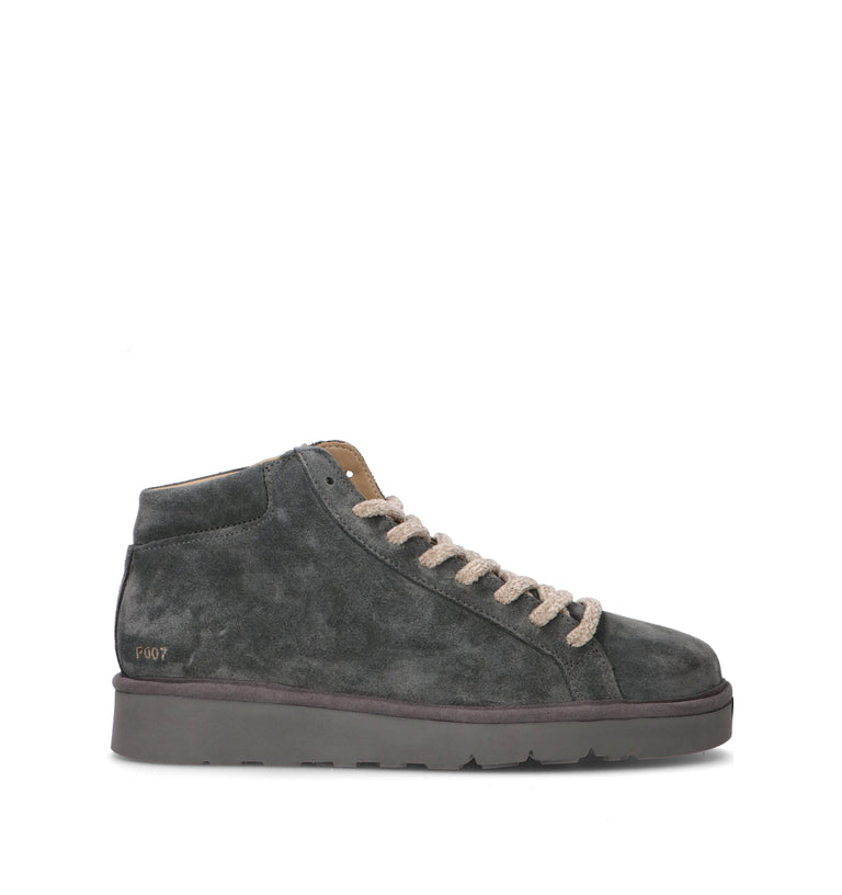 PANCHIC Polacco uomo grigia in suede