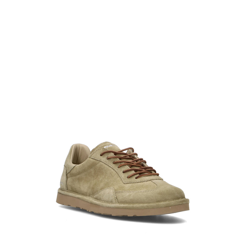 PANCHIC Stringata uomo oliva in suede