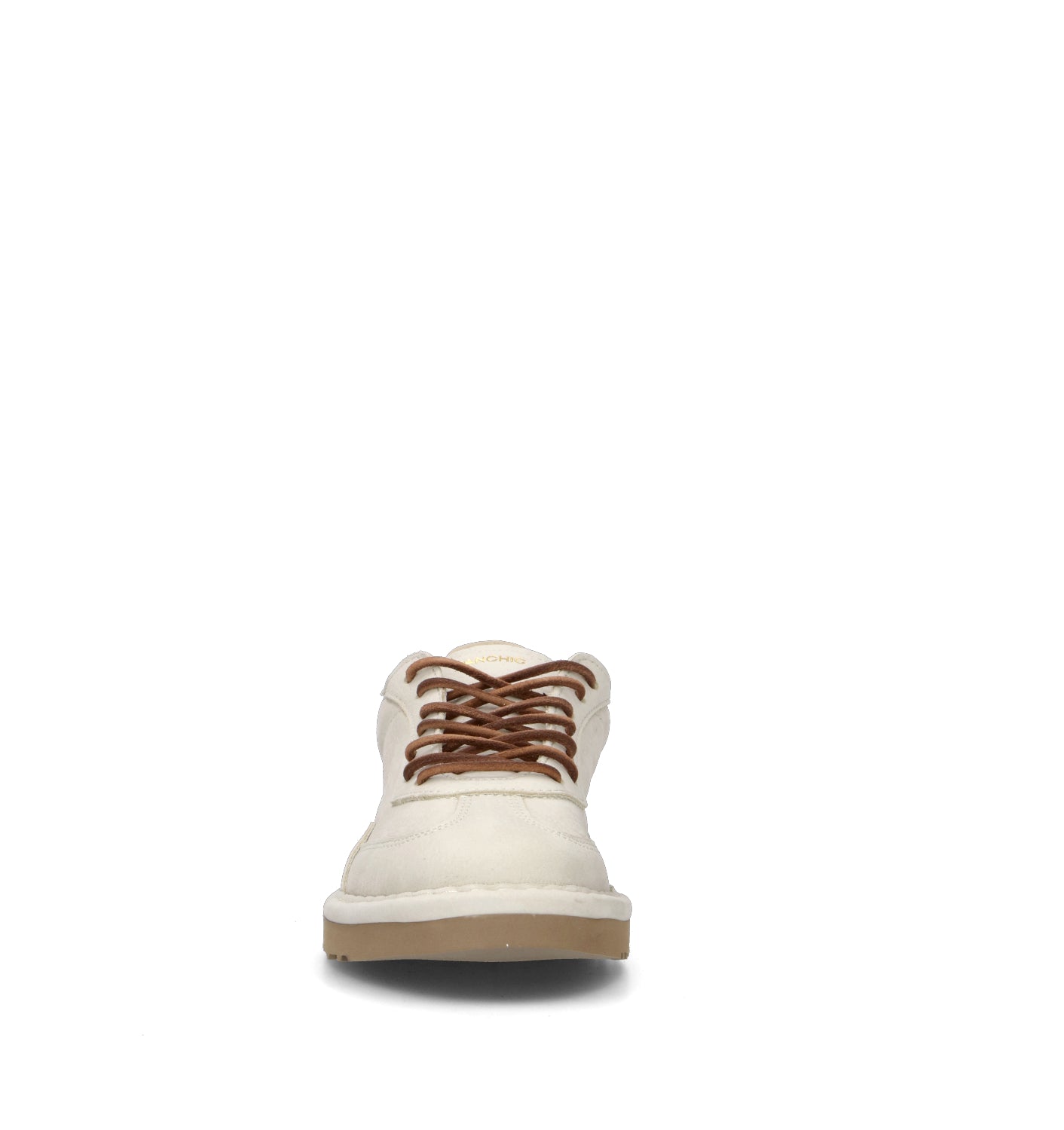 PANCHIC Stringata donna bianca in pelle