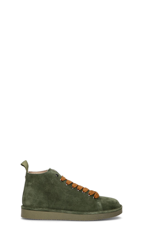 PANCHIC Sneaker uomo verde in suede