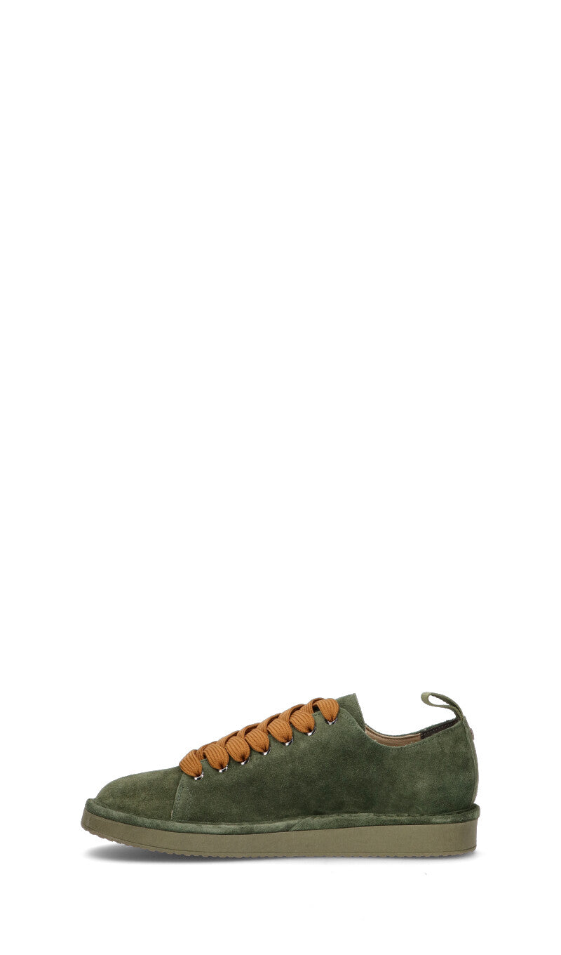 PANCHIC Sneaker uomo verde in suede