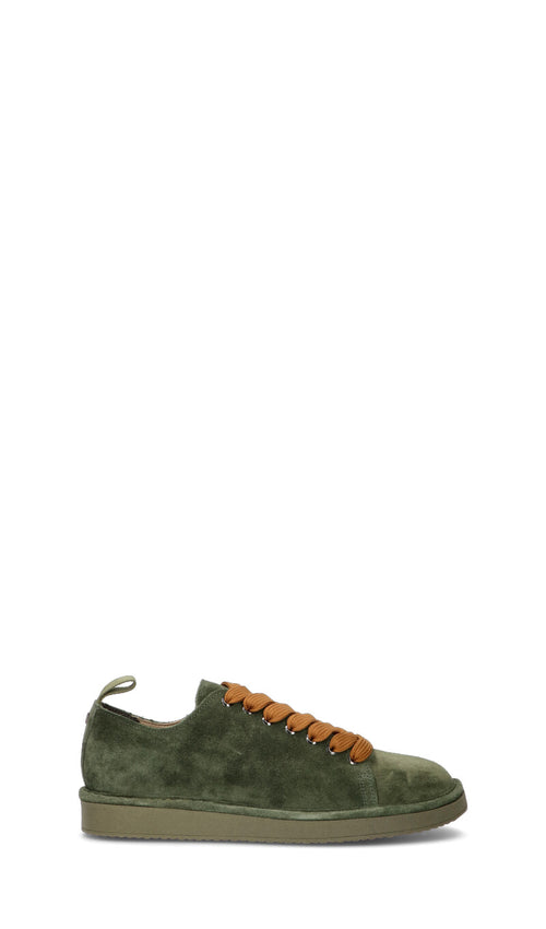 PANCHIC Sneaker uomo verde in suede