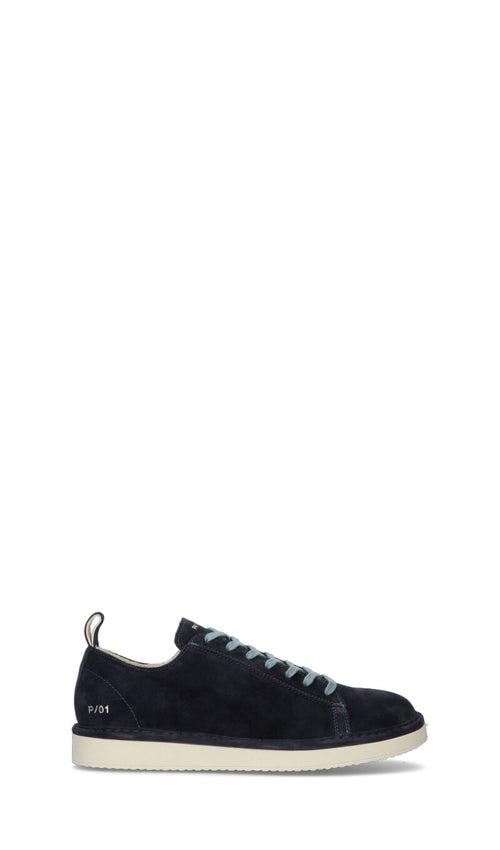 PANCHIC Sneaker uomo blu in suede