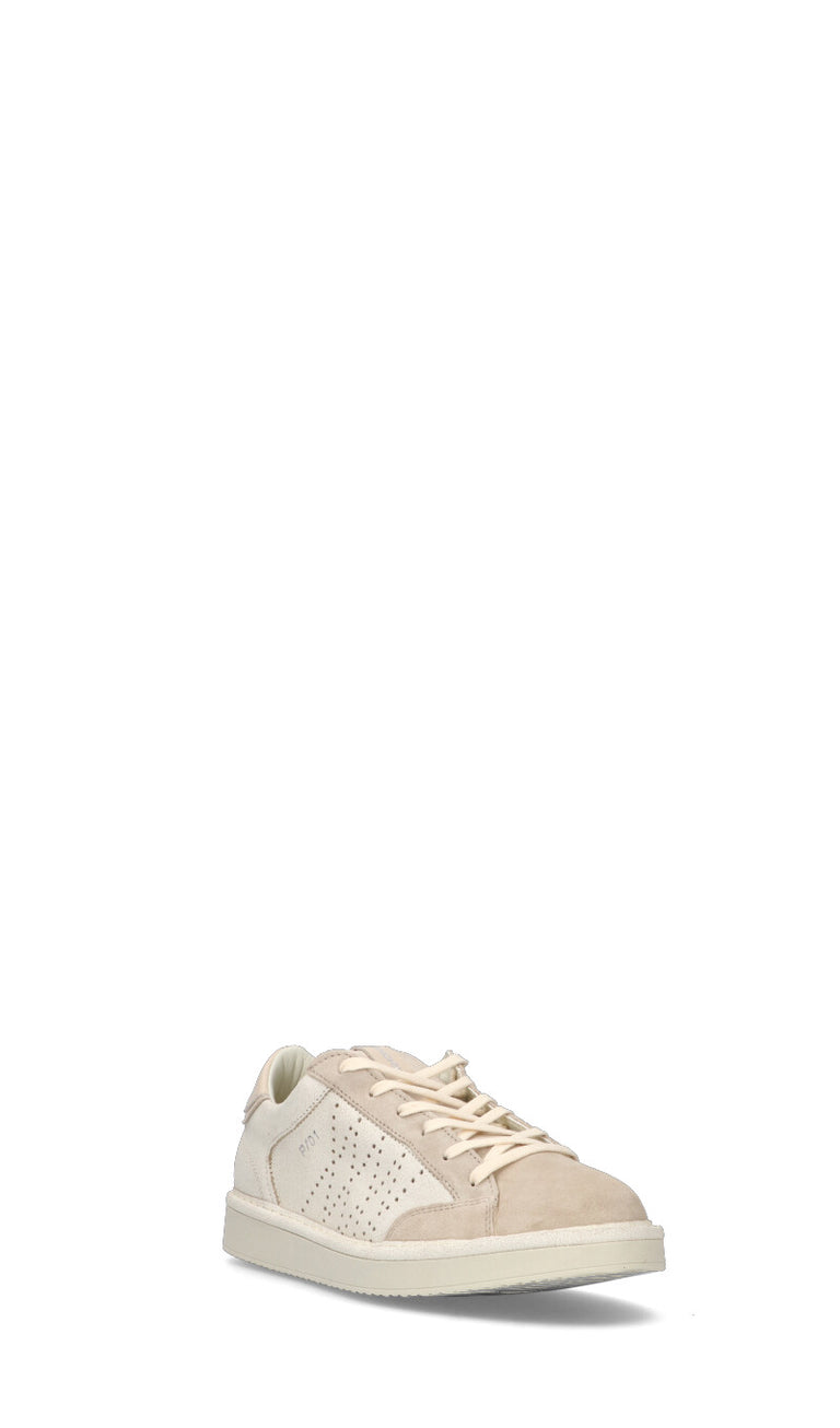 PANCHIC Sneaker uomo bianca/grigia in suede