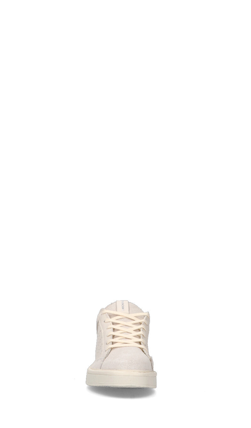 PANCHIC Sneaker donna bianca/argento in pelle