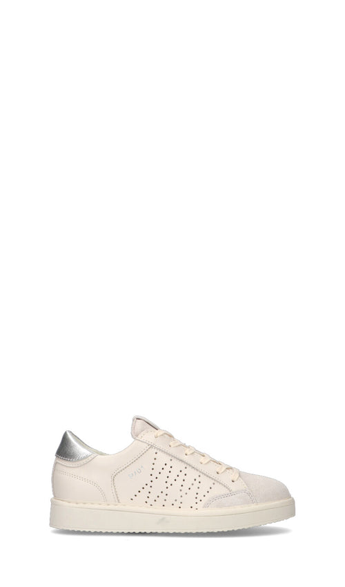 PANCHIC Sneaker donna bianca/argento in pelle